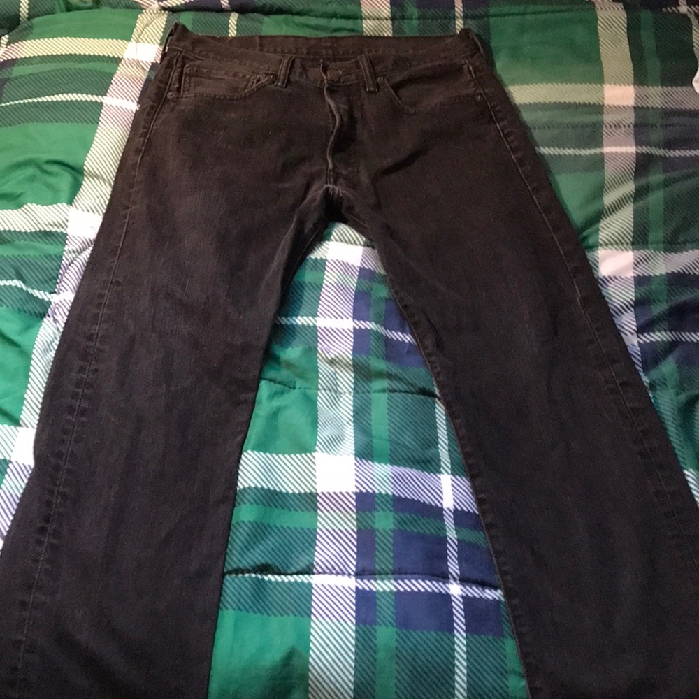Levi’s 501 Button Fly Black Jeans Men 32x32